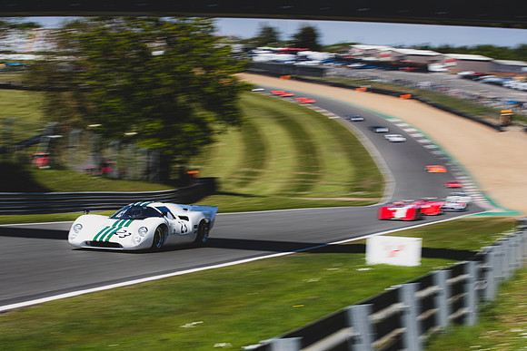 23 Alex Brundle - Lola T70 MK3B